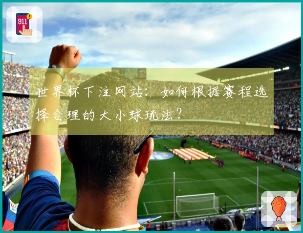 世界杯下注网站：如何根据赛程选择合理的大小球玩法？